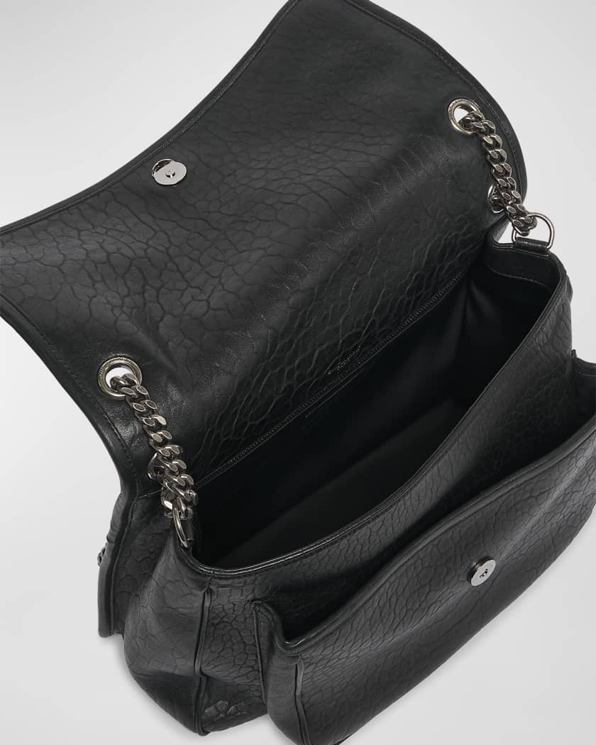 Niki Large YSL Shoulder Bag in Lambskin Leather