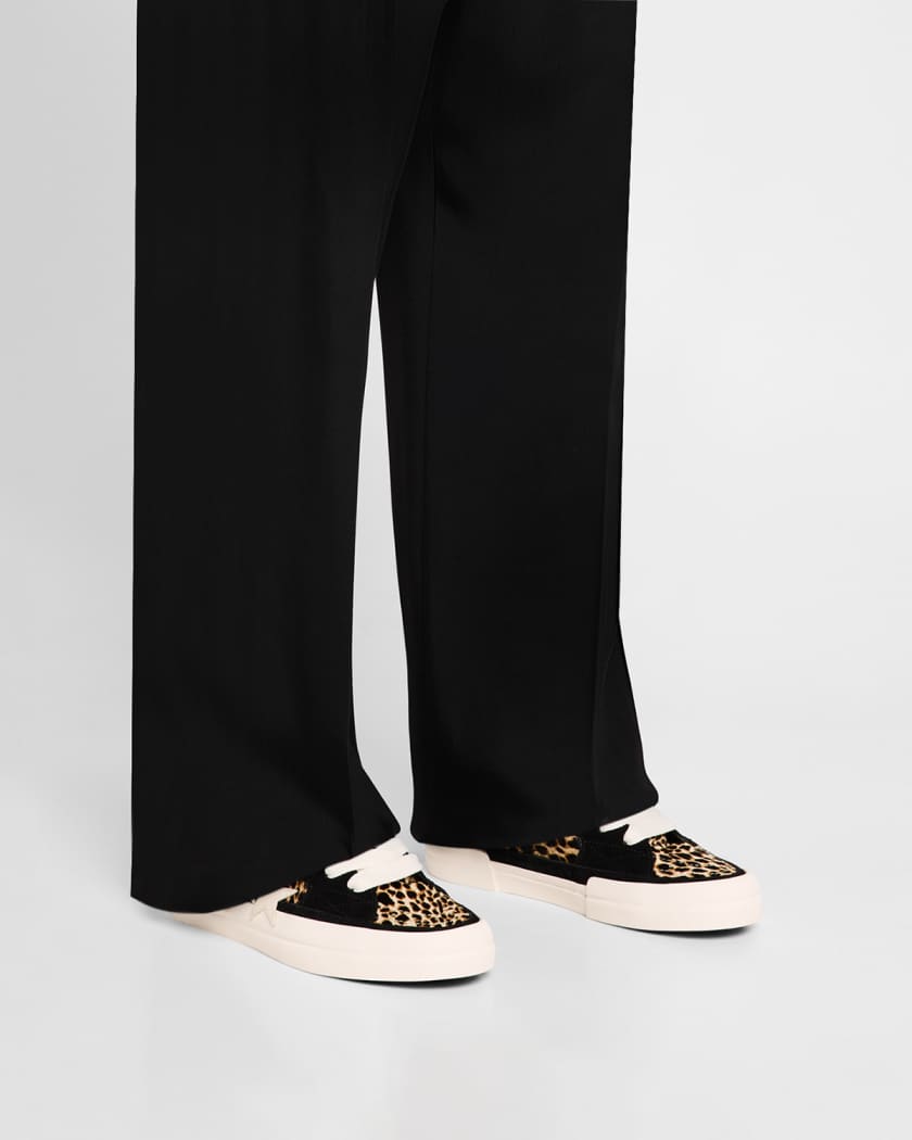 Men's Leopard Sunset Low-Top Sneakers