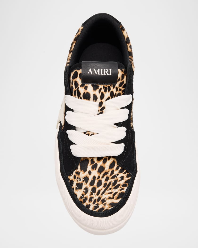 Men's Leopard Sunset Low-Top Sneakers