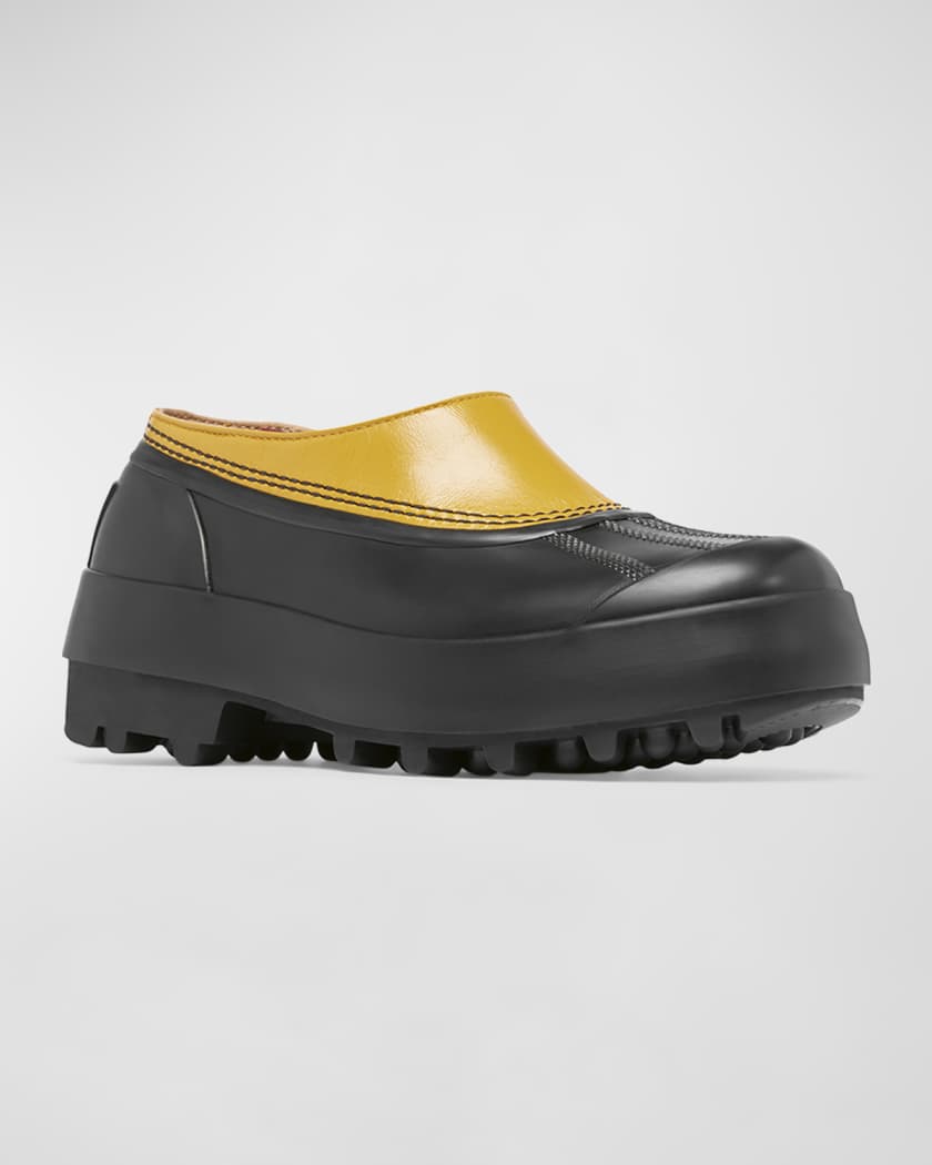 x Proenza Schouler Leather Rubber Mules