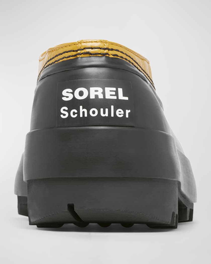 x Proenza Schouler Leather Rubber Mules