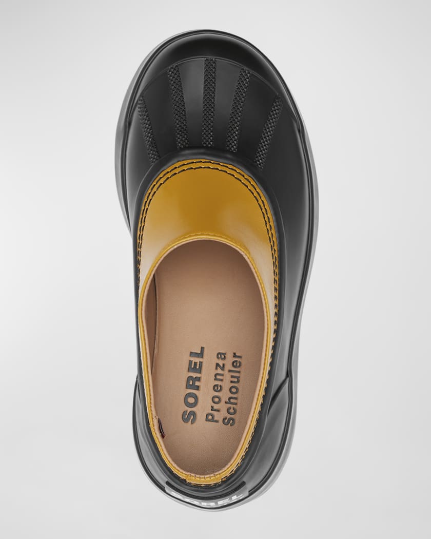 x Proenza Schouler Leather Rubber Mules
