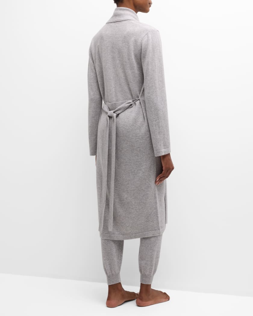 Cashmere Shawl-Collar Robe