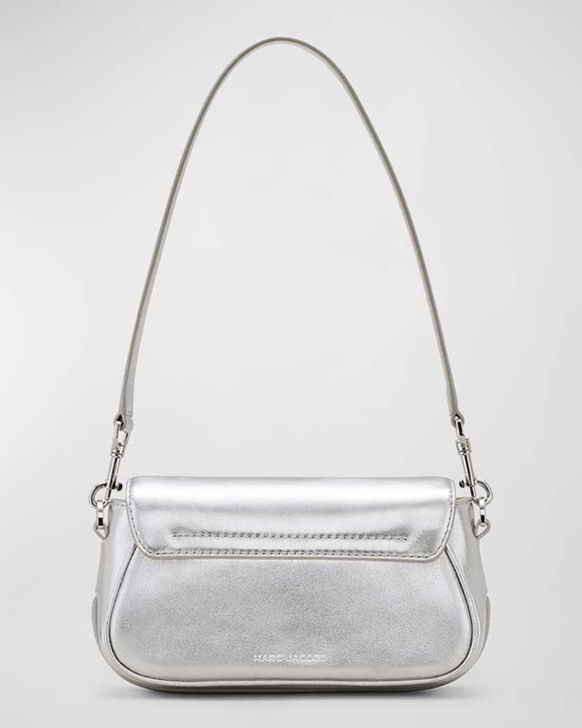 The Metallic Leather Clover Shoulder Bag