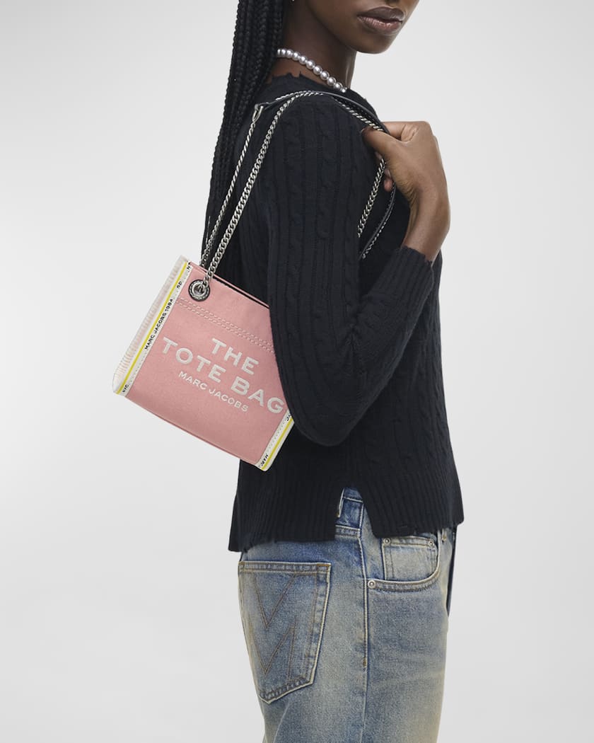 The Denim Chain Crossbody Tote Bag