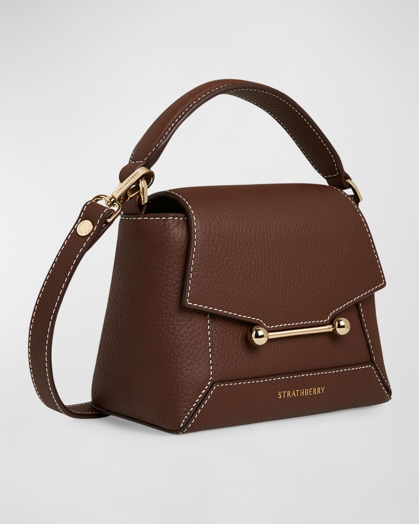 Mosaic Nano Leather Top-Handle Bag