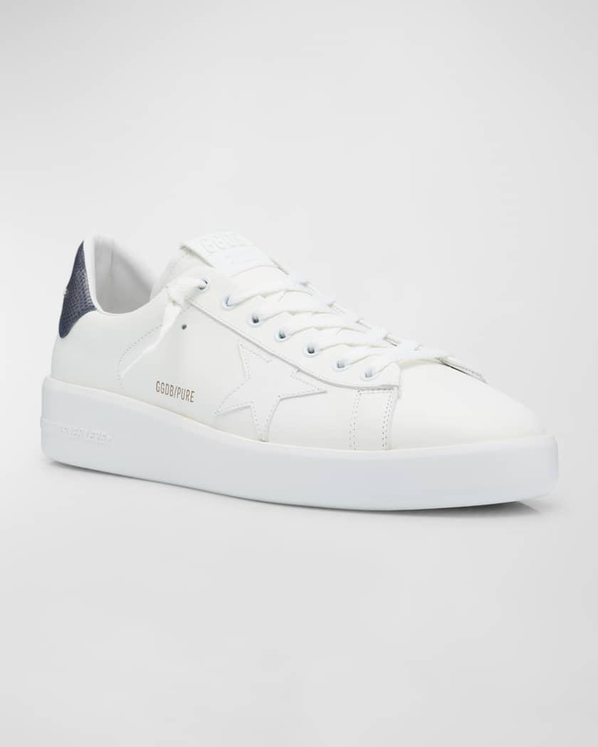 Men's Pure Star Leather Low-Top Sneakers