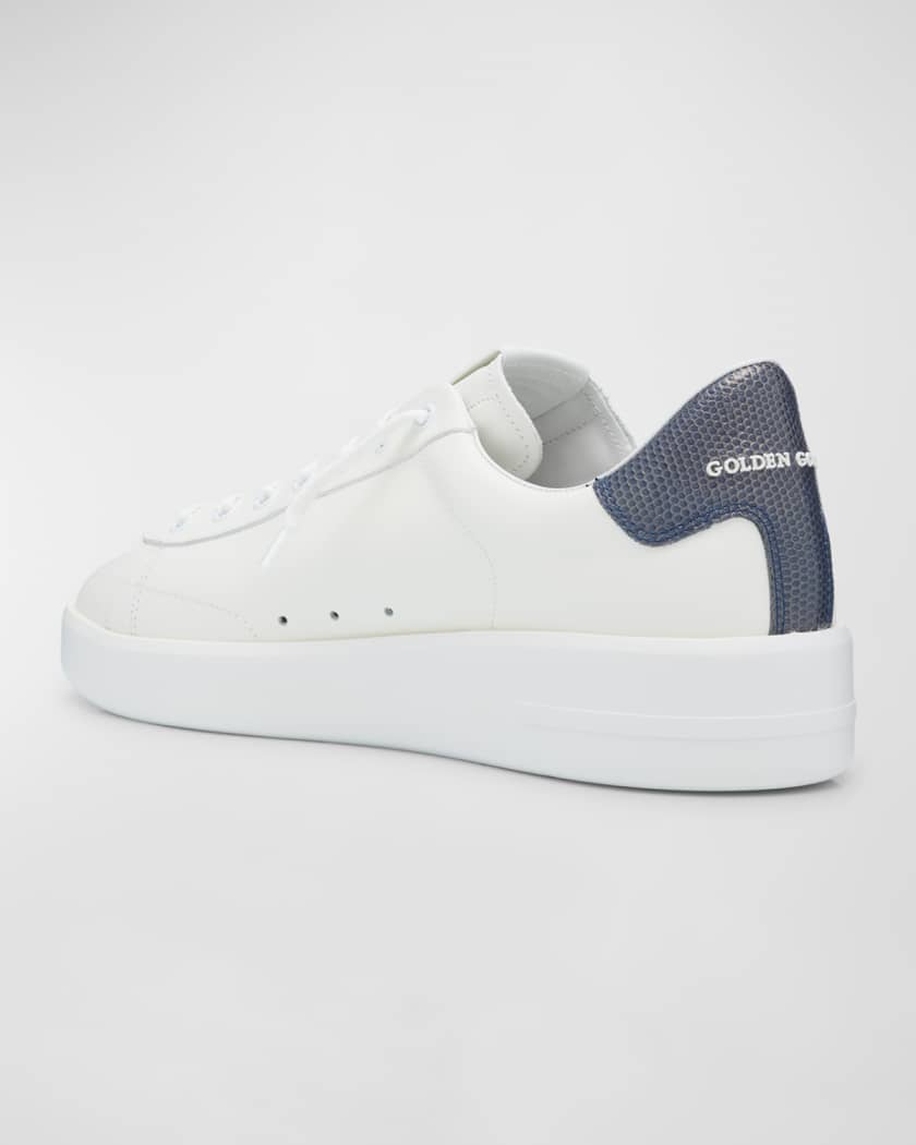 Men's Pure Star Leather Low-Top Sneakers
