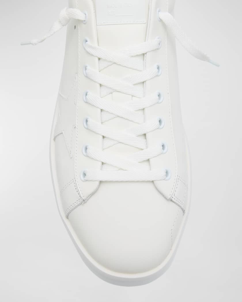 Men's Pure Star Leather Low-Top Sneakers