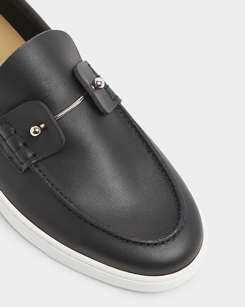 Men's Chambeliboat Leather Loafers | Neiman Marcus