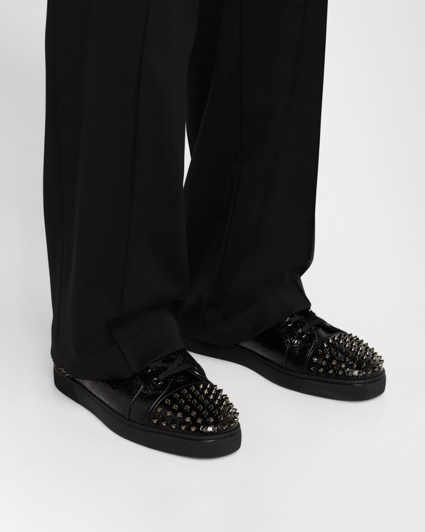 Men's Lou Spikes 2 Leather High-Top Sneakers