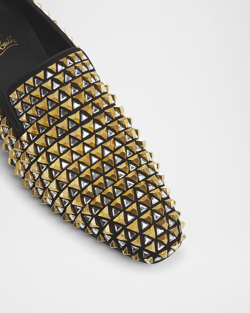 Christian Louboutin Men's Croconaki Loafers | Neiman Marcus