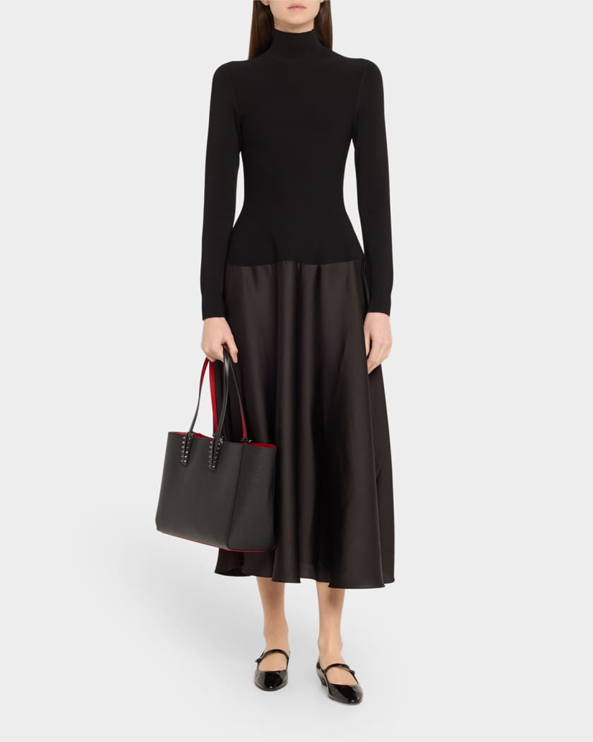 Cabata Soft Small Tote Bag in Grained Leather