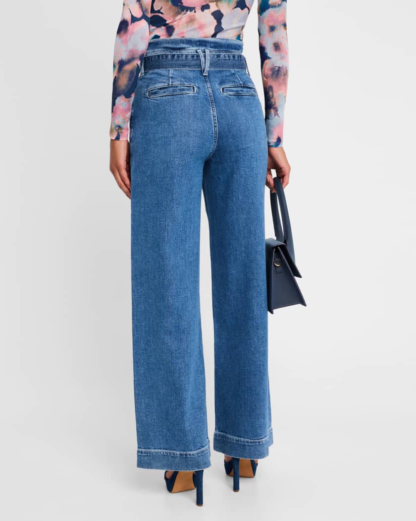 Descanso Belted Wide-Leg Jeans 
