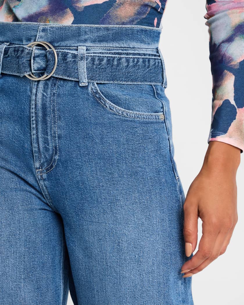 Descanso Belted Wide-Leg Jeans 