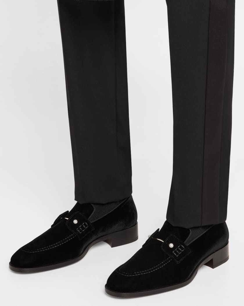 Men's Chambelimoc Night Strass Velvet Loafers