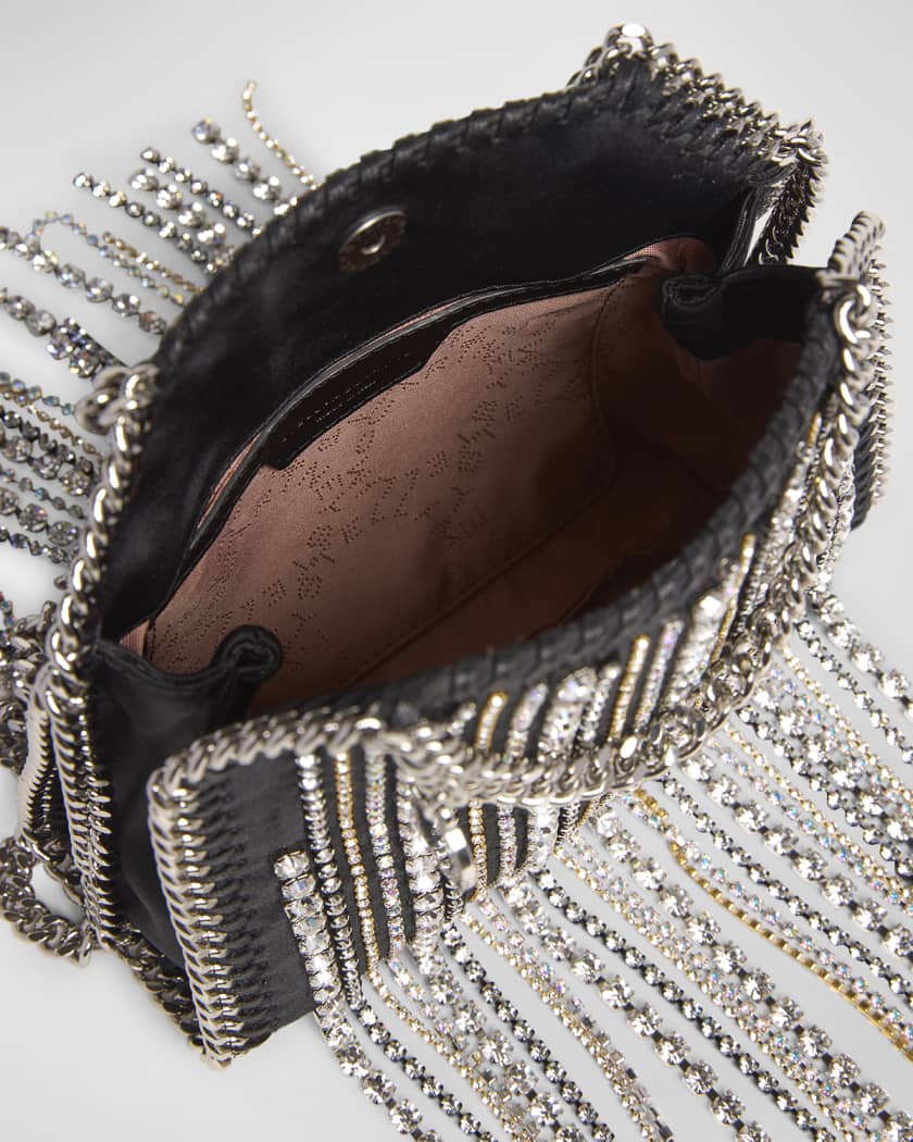 Limited Edition Falabella Crystal Fringe Tiny Tote Bag