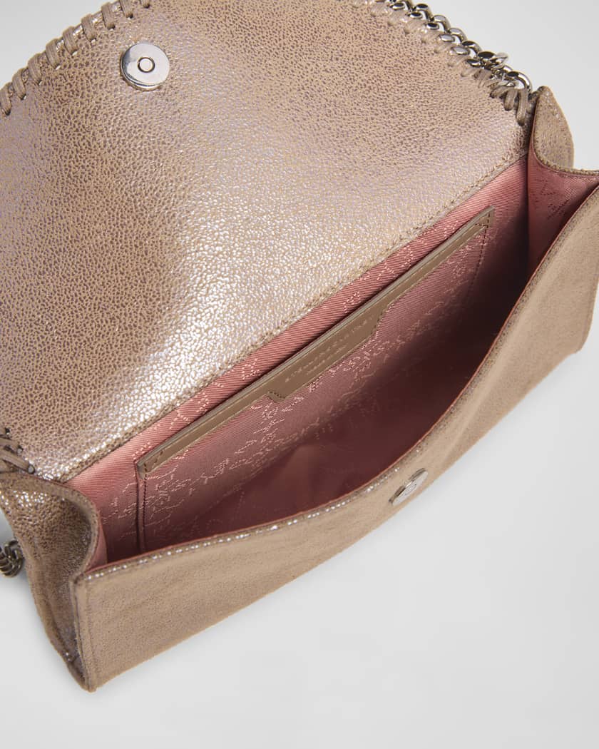 Falabella Mini Shiny Recycled Vegan Leather Crossbody Bag