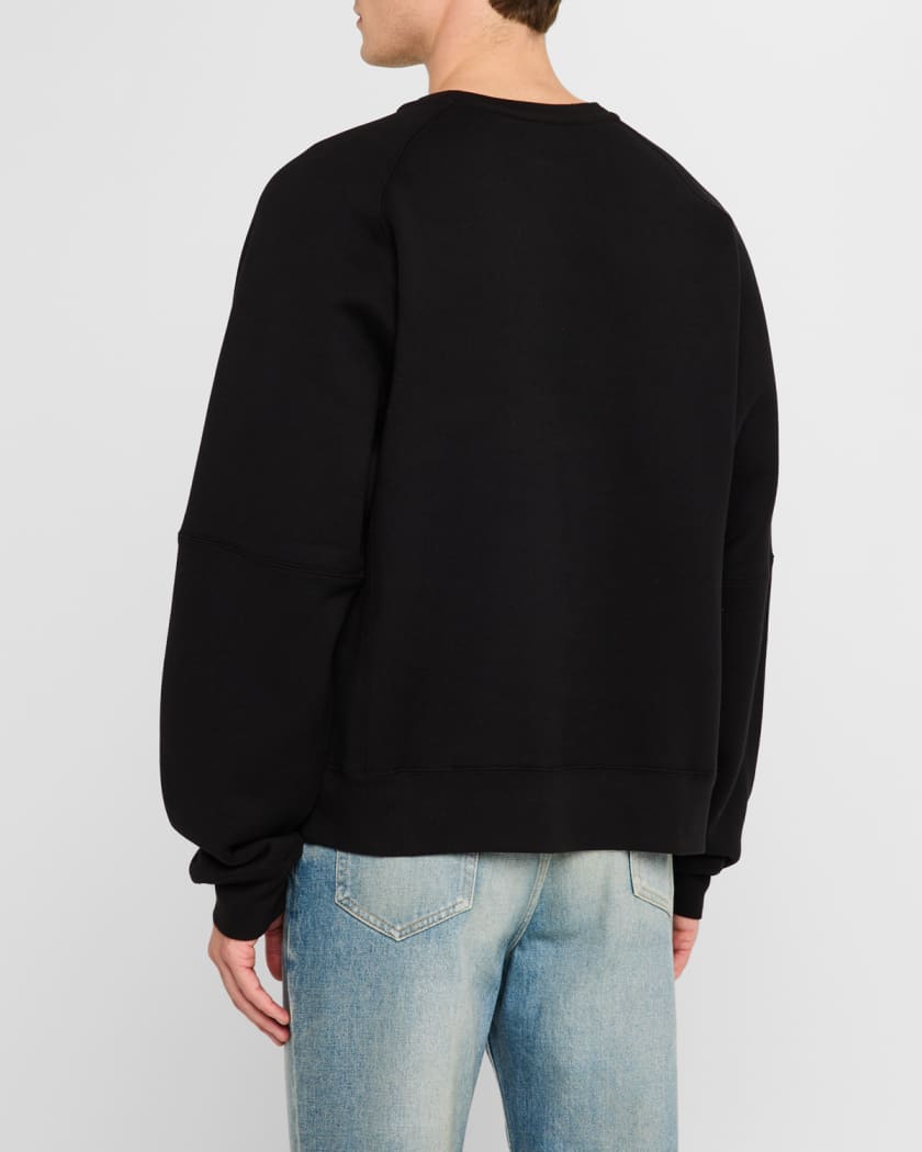 Men's Logo Patch Crewneck Sweatshirt