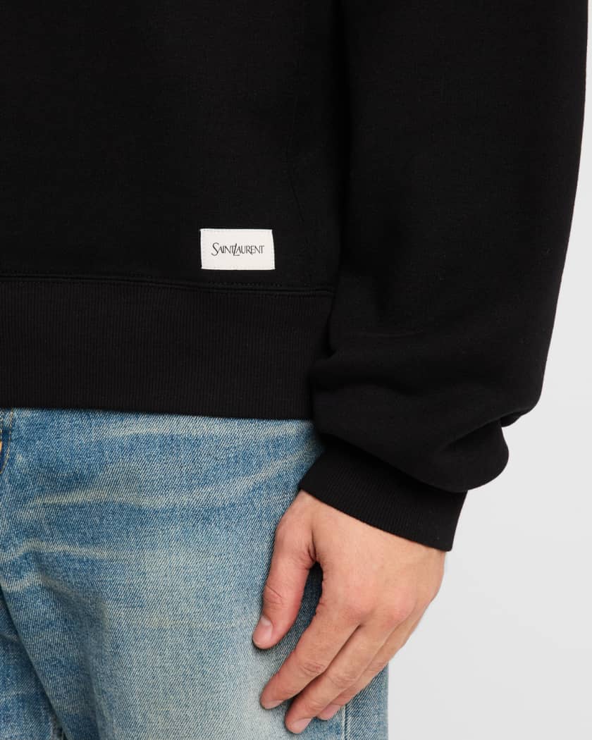 Men's Logo Patch Crewneck Sweatshirt