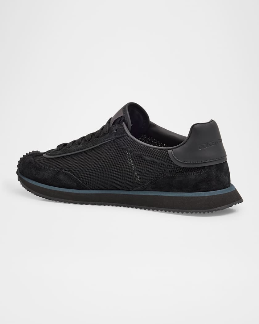 Men's Mixed-Material DG Cushion Sneakers | Neiman Marcus