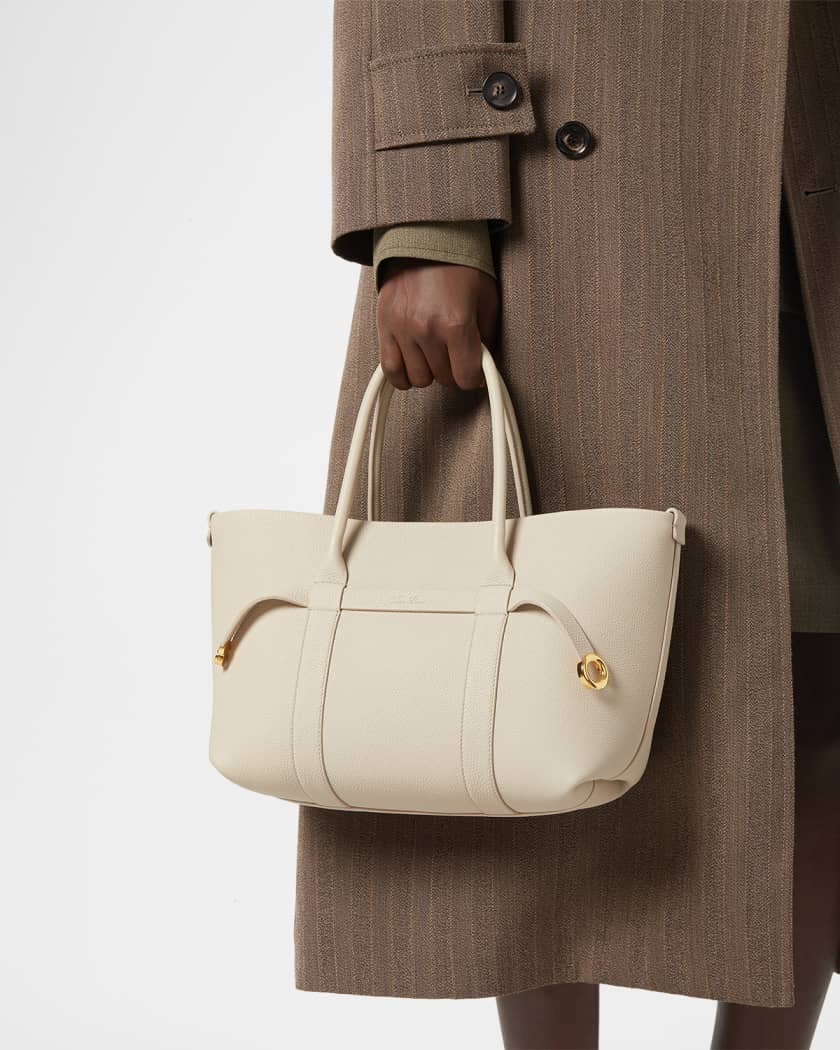 Ghiera Small Leather Shopper Tote Bag