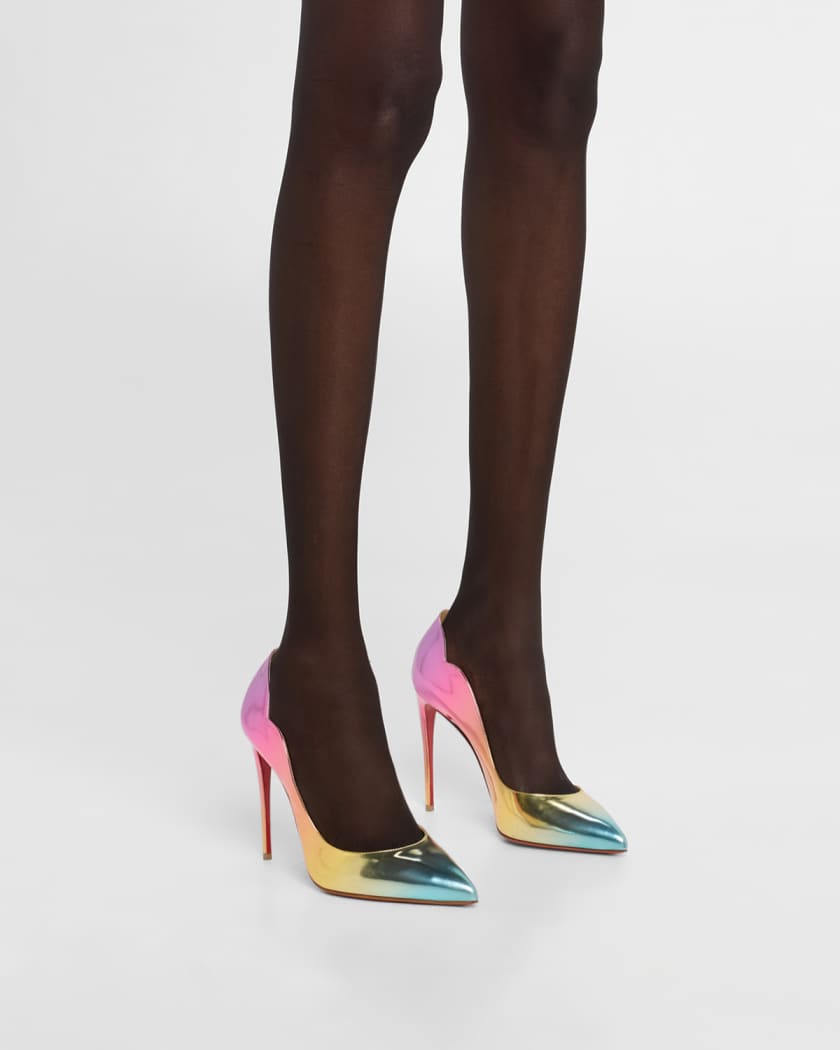 Hot Chick 100mm Specchio Red Sole Pumps