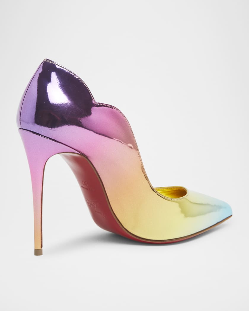 Hot Chick 100mm Specchio Red Sole Pumps
