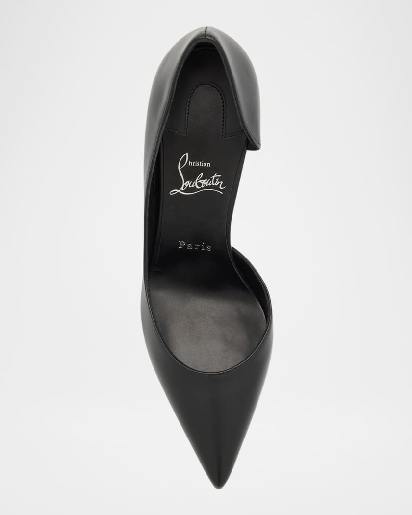 Vibella Matte Half-d'Orsay Red Sole Pumps