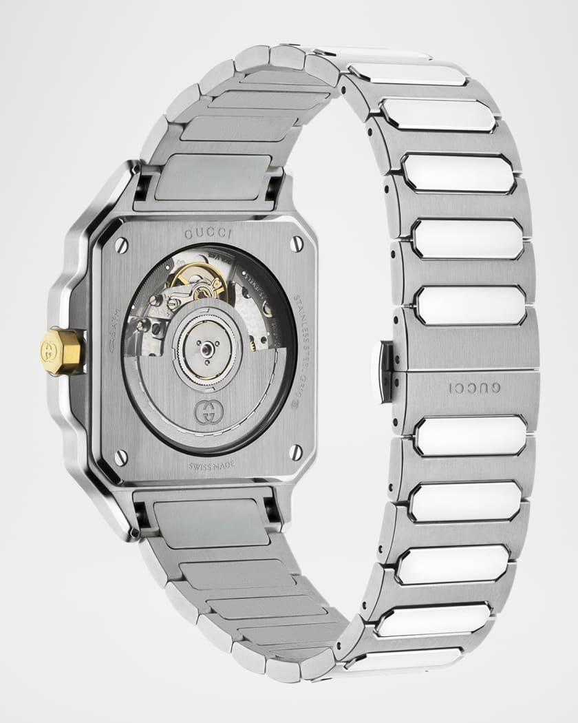 Men's G-Flat Two-Tone Bracelet Watch, 36mm