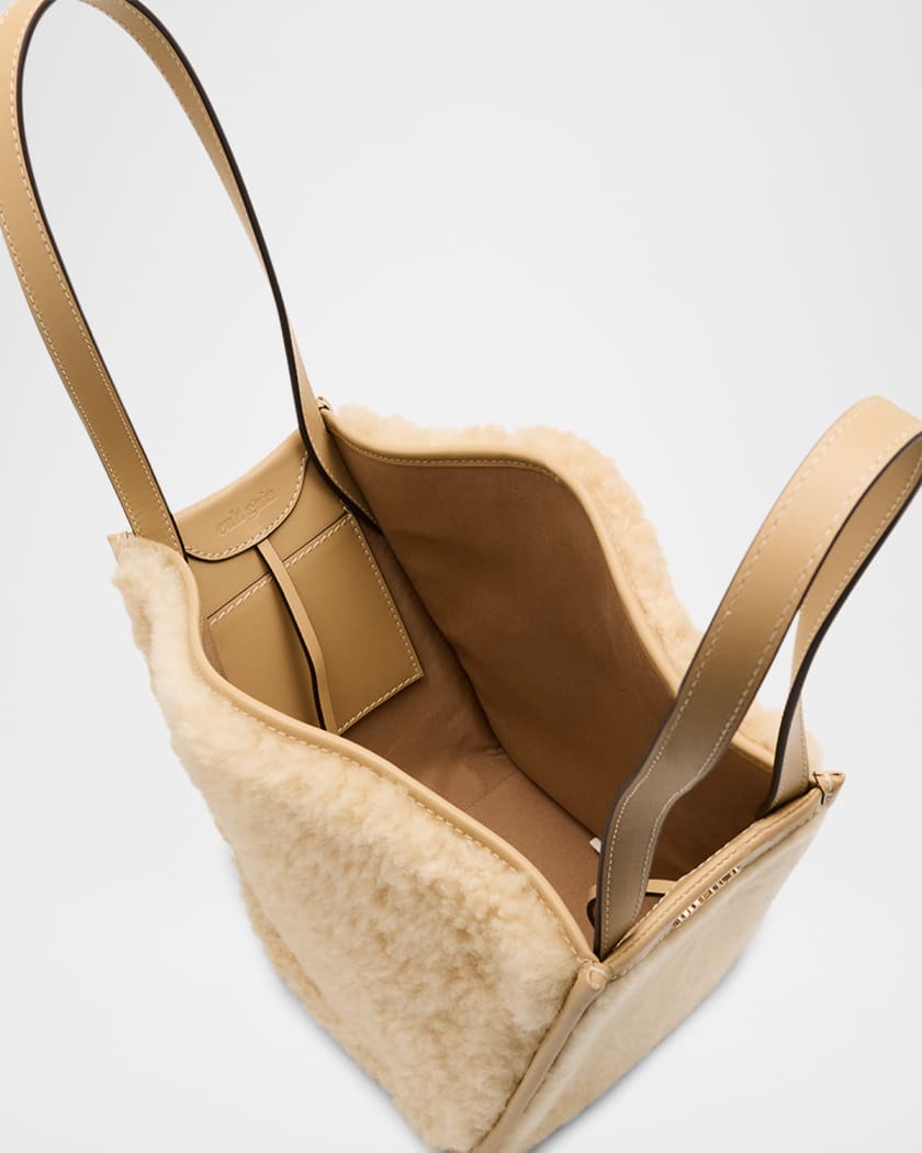 Sadie Small Faux Fur Tote Bag