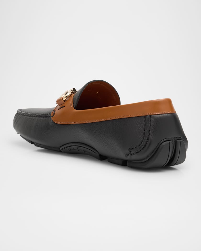Men's Parigi Gancini-Buckle Leather Drivers