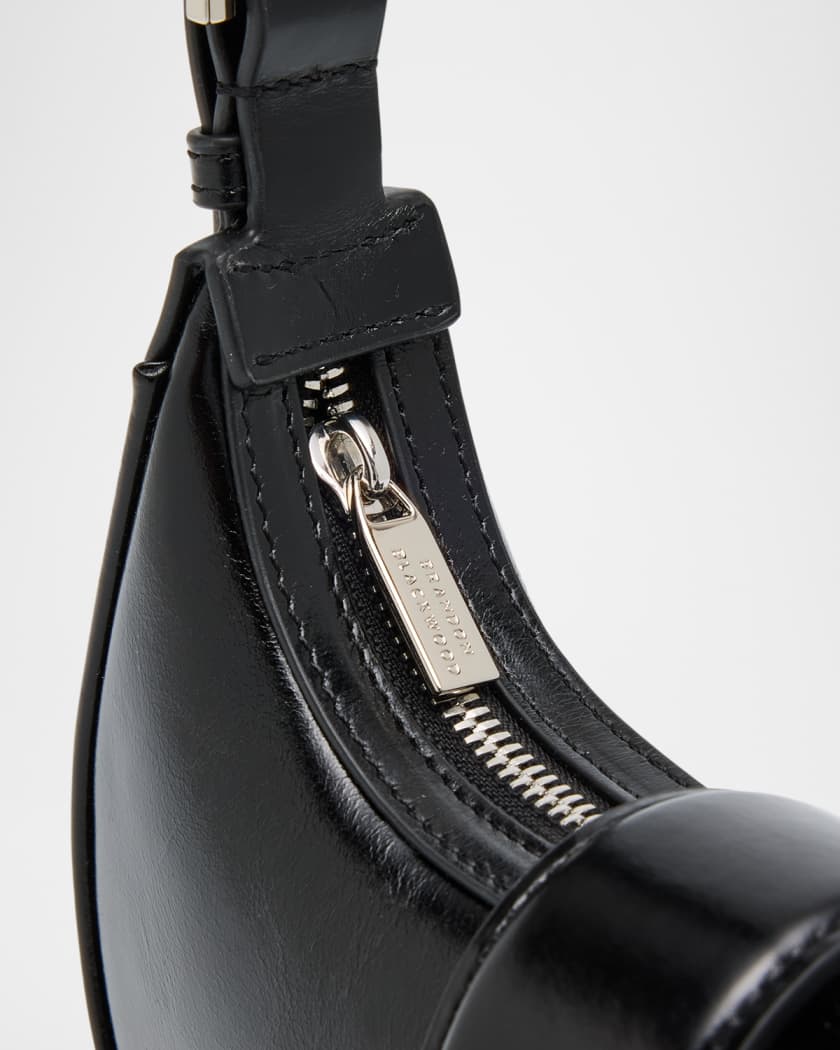 Luna Zip Leather Shoulder Bag
