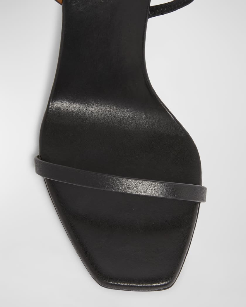 Opyum Bicolor YSL-Heel Slide Sandals