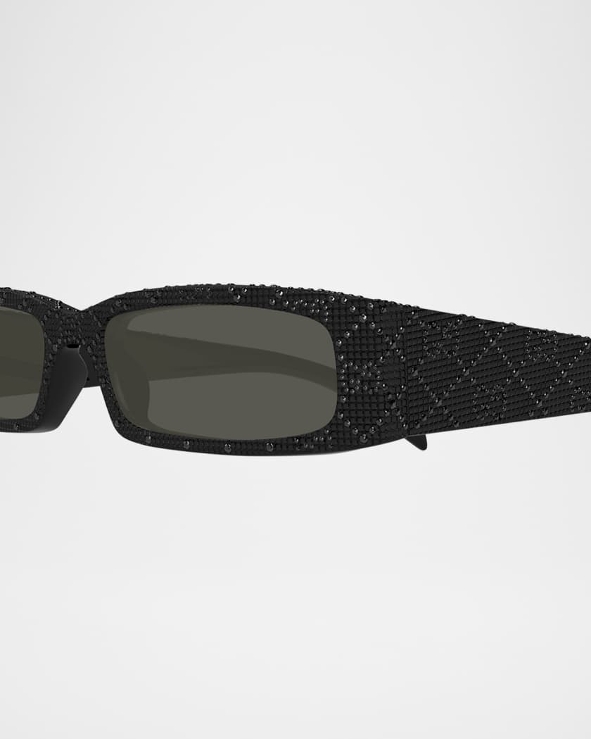 Men's GG1780SM Acetate Rectangle Sunglasses