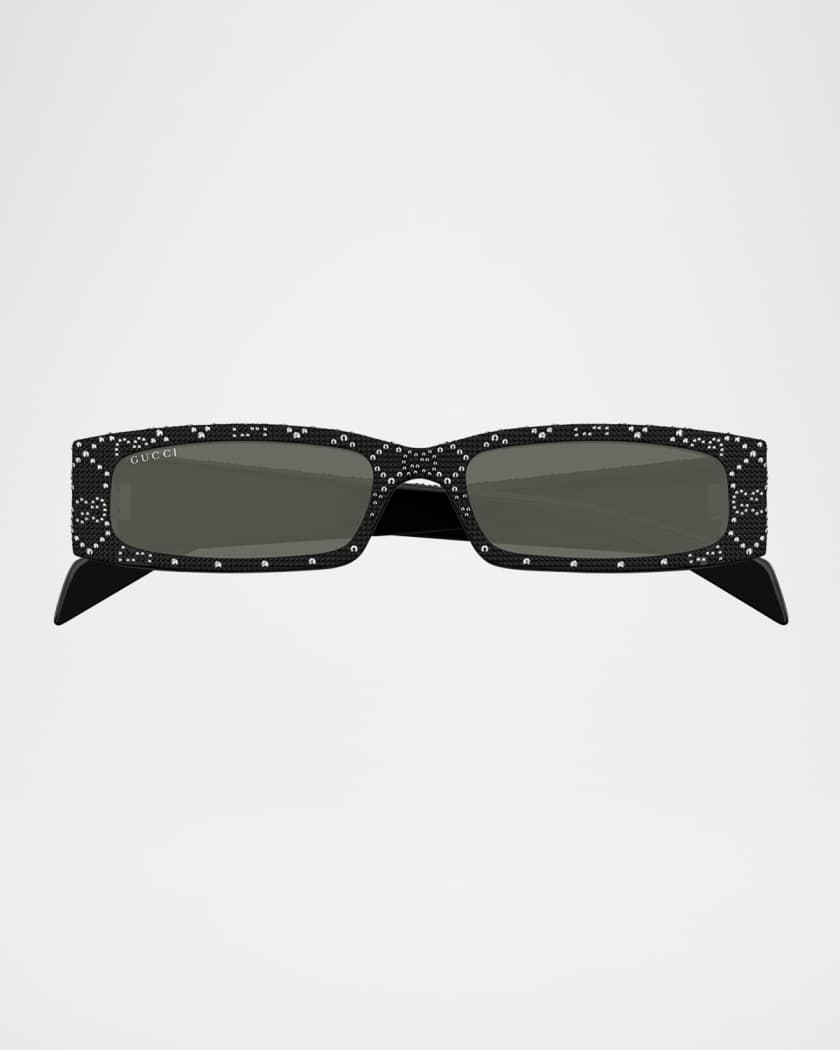 Men's GG1780SM Acetate Rectangle Sunglasses