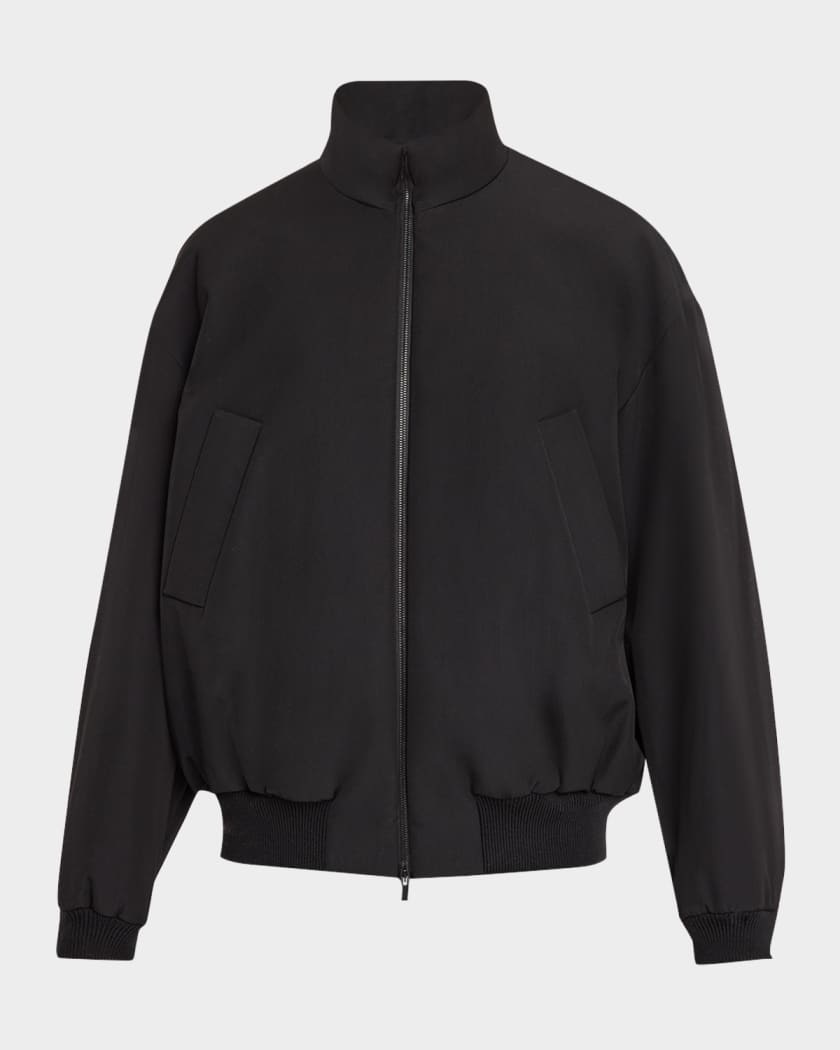 Men s High Neck Bomber Jacket