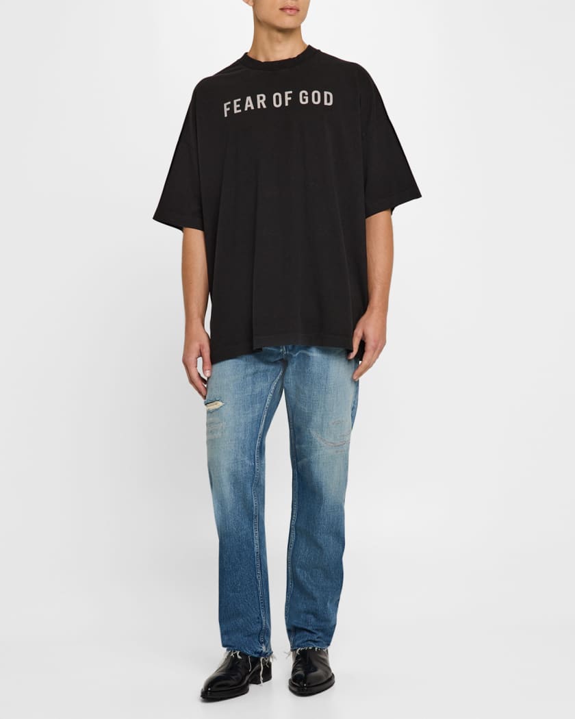 Fear of God Men s Relaxed Logo T Shirt Neiman Marcus