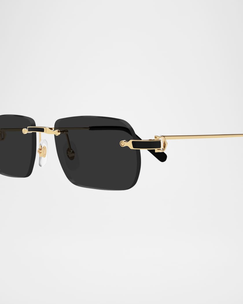 Men's Ct0498sm Nylon and Metal Oval Sunglasses