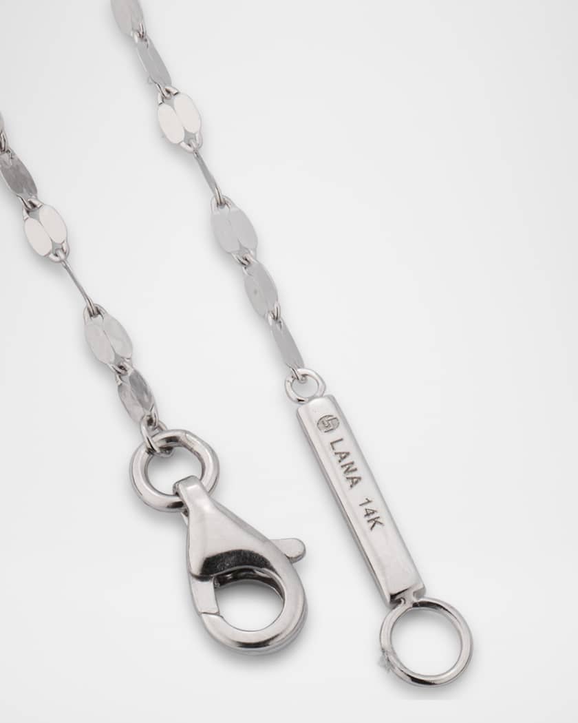 Baguette Everyday Cross Pendant Necklace with Jump Ring, 16-18"L