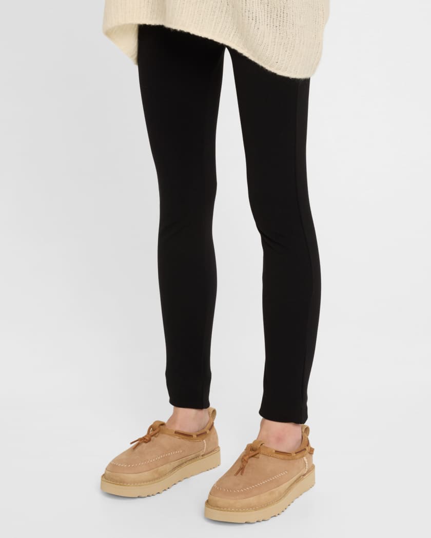 Tasman Suede Shearling Moc Slippers