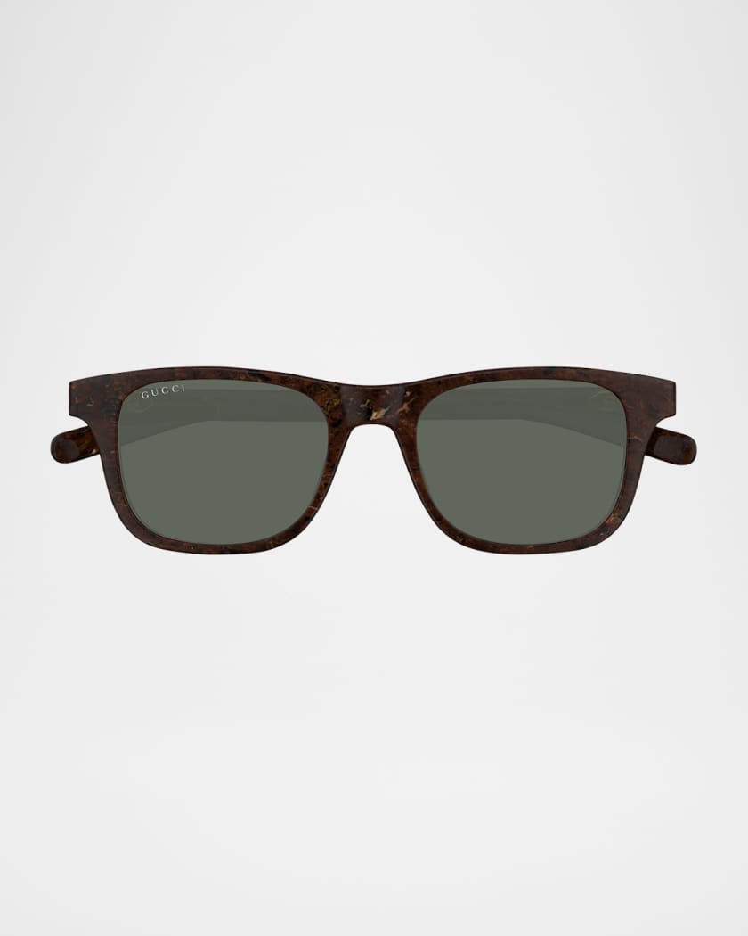 Men's Patterned Acetate Sunglasses