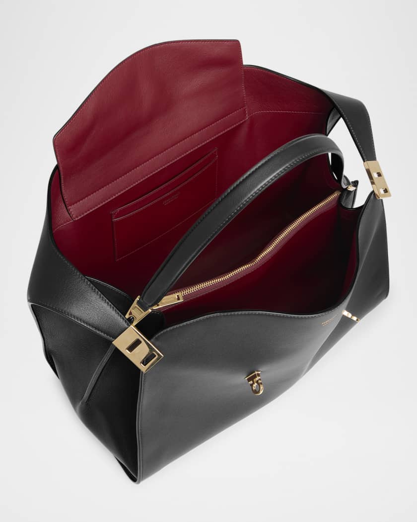 Large Hug Soft Bicolor Shoulder Bag