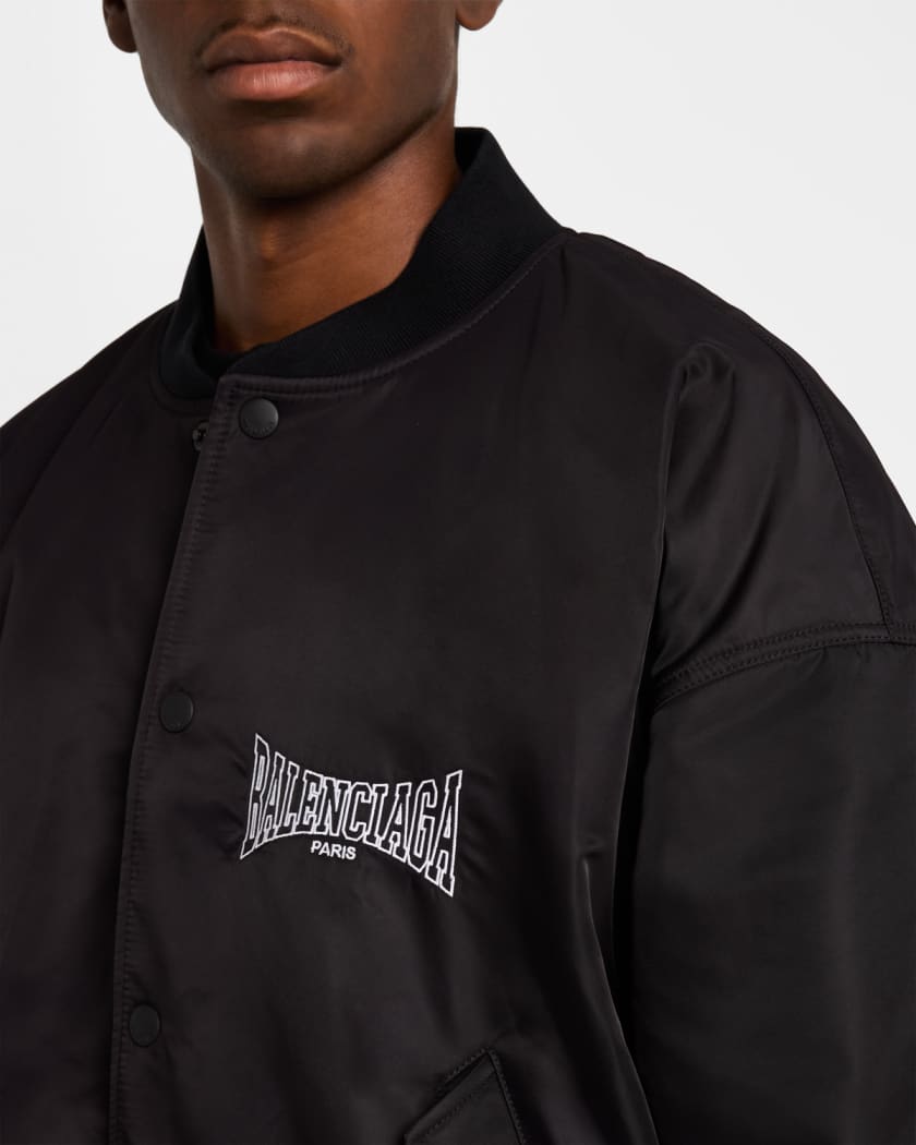 Men's Embroidered Varsity Jacket