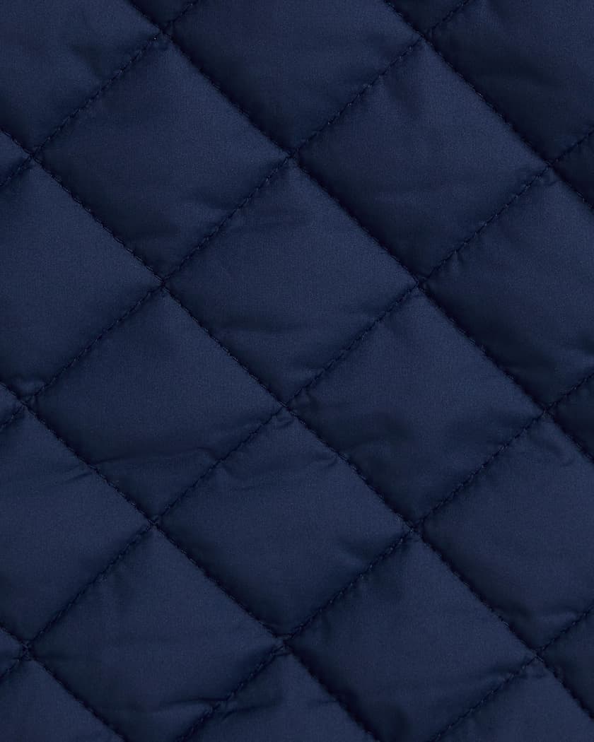 Boy's Matte Quilted Collared Jacket, Size 9M-24M