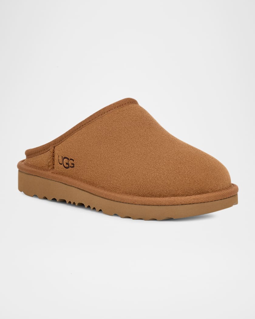 Boy's Classic Suede Slippers, Kids