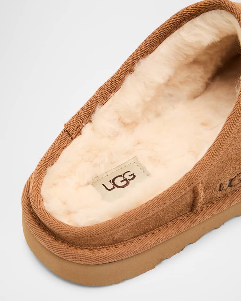 Boy's Classic Suede Slippers, Kids