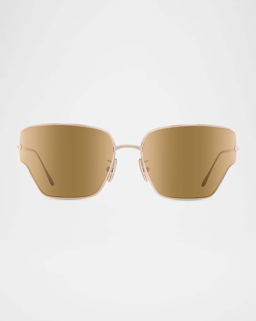 Signature Metal & Nylon Shield Sunglasses
