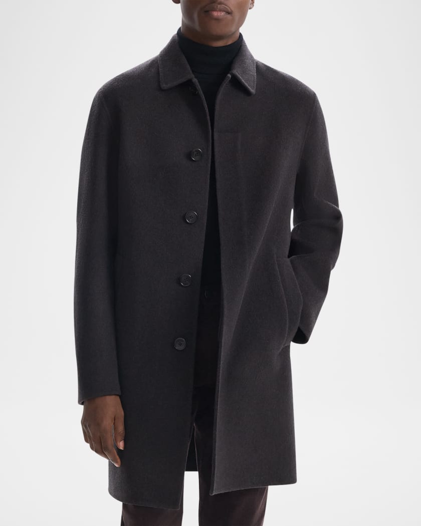 Theory Men's Car Coat in Luxe New Divide | Neiman Marcus