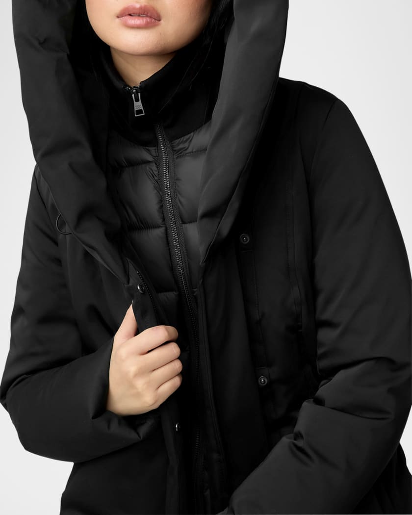 Camelia C Hooded Down Coat
